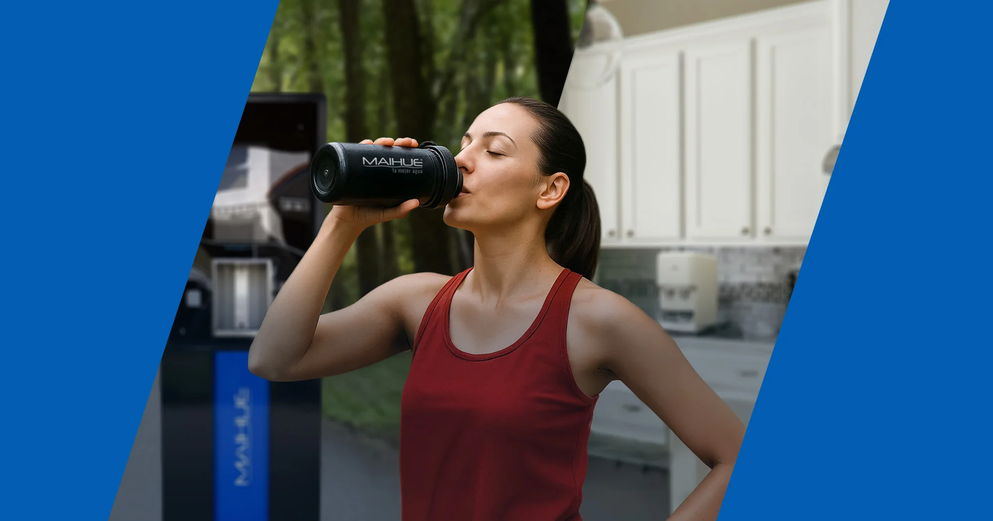Infographie sur les bienfaits de l'hydratation avec MaihueGO